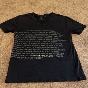 Calvin Klein Black Graphic Tee